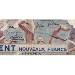 Algérie - Pick 121b - 100 nouv. Francs - Série M.314 - 02/06/1961 - Etat : B