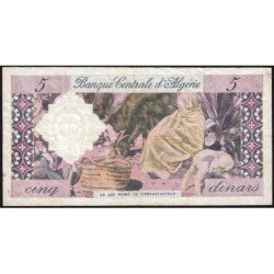 Algérie - Pick 122b - 5 dinars - Série H.737 - 01/01/1964 - Etat : TB