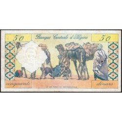 Algérie - Pick 124a - 50 dinars - Série Z.1199 - 01/01/1964 - Etat : TB+
