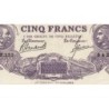 Martinique - Pick 6_3 - 5 francs - Série F.370 - 1945 - Etat : SUP+