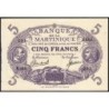 Martinique - Pick 6_3 - 5 francs - Série H.383 - 1945 - Etat : TTB+