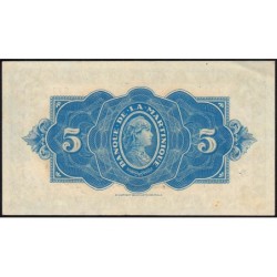 Martinique - Pick 16_1 - 5 francs - Série D 31 - 1942 - Etat : pr.SPL