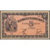 Martinique - Pick 16_2b - 5 francs - Série D 85 - 1944 - Etat : SUP+