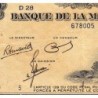 Martinique - Pick 17_3 - 25 francs - Série D 28 - 1945 - Etat : TTB+