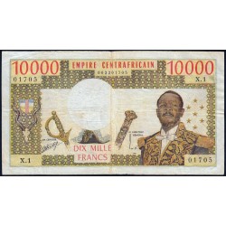 Centrafrique - Pick 8 - 10'000 francs - Série X.1 - 1978 - Etat : TB+