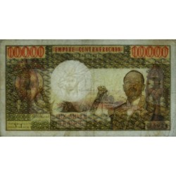 Centrafrique - Pick 8 - 10'000 francs - Série V.1 - 1978 - Etat : TB