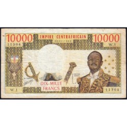 Centrafrique - Pick 8 - 10'000 francs - Série W.1 - 1978 - Etat : TB