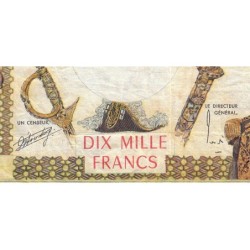 Centrafrique - Pick 8 - 10'000 francs - Série W.1 - 1978 - Etat : TB