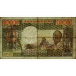 Centrafrique - Pick 8 - 10'000 francs - Série W.1 - 1978 - Etat : TB
