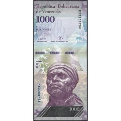 Venezuela - Pick 95b - 1'000 bolivares - Série K - 23/03/2017 - Etat : NEUF