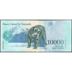 Venezuela - Pick 98b - 10'000 bolivares - Série B - 13/12/2017 - Etat : NEUF