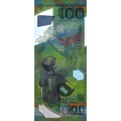 Fédération de Russie - Pick 280x - 100 roubles - Série AA - 2018 - Polymère commémo. - Etat : NEUF