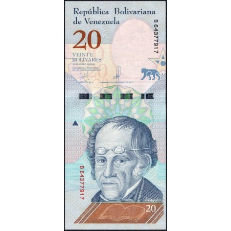 Venezuela - Pick 104 - 10 bolivares - Série B - 15/01/2018 - Etat : NEUF