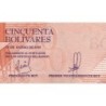 Venezuela - Pick 105a - 50 bolivares - Série D - 15/01/2018 - Etat : NEUF
