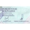 Venezuela - Pick 107b - 200 bolivares - Série P - 13/03/2018 - Etat : NEUF