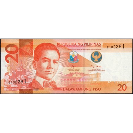 Philippines - Pick 230b_1 - 20 piso - Série E- 2023 - Etat : NEUF