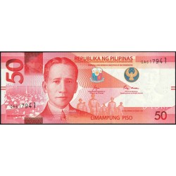 Philippines - Pick 231Aa_2 - 50 piso - Série QA - 2023 - Etat : NEUF