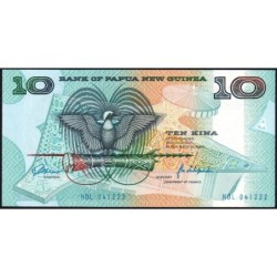 Papouasie Nouvelle-Guinée - Pick 9a - 10 kina - Série NDL - 1985 - Etat : NEUF