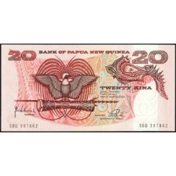 Papouasie Nouvelle-Guinée - Pick 10d - 20 kina - Série SBD - 1998 - Etat : NEUF