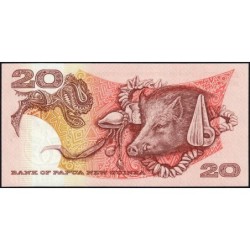 Papouasie Nouvelle-Guinée - Pick 10d - 20 kina - Série SBD - 1998 - Etat : NEUF