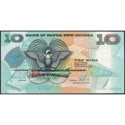 Papouasie Nouvelle-Guinée - Pick 17a - 10 kina - Série AV - 1998 - Commémoratif - Etat : NEUF