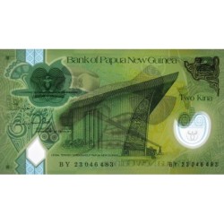 Papouasie Nouvelle-Guinée - Pick 50c - 2 kina - Série BW - 2023 - Polymère - Etat : NEUF