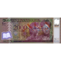 Paraguay - Pick 228e - 2'000 guaranies - Série E - 2023 - Polymère - Etat : NEUF