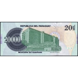 Paraguay - Pick 238c - 20'000 guaranies - Série H - 2017 - Etat : NEUF