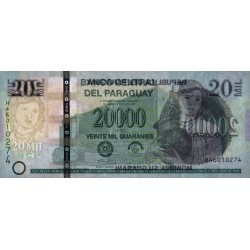 Paraguay - Pick 238c - 20'000 guaranies - Série H - 2017 - Etat : NEUF