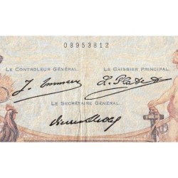 F 37-01 - 05/07/1927 - 1000 francs - Cérès et Mercure - Série D.359 - Etat : TB