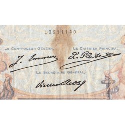 F 37-01 - 23/09/1927 - 1000 francs - Cérès et Mercure - Série M.557 - Etat : B+