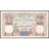 F 37-01 - 10/11/1927 - 1000 francs - Cérès et Mercure - Série Q.673 - Etat : TB