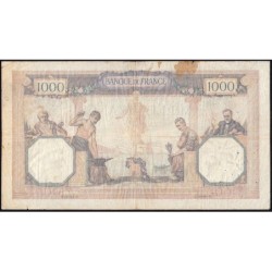 F 37-05 - 06/11/1930 - 1000 francs - Cérès et Mercure - Série R.1047 - Etat : B+