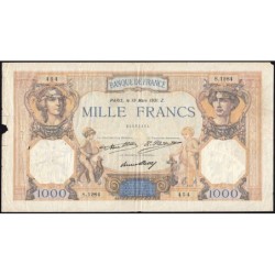 F 37-06 - 19/03/1931 - 1000 francs - Cérès et Mercure - Série S.1284 - Etat : B+