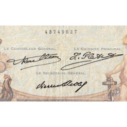 F 37-07 - 11/02/1932 - 1000 francs - Cérès et Mercure - Série W.1750 (remplacement) - Etat : TB-
