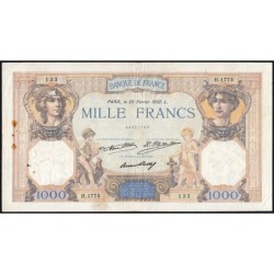 F 37-07 - 25/02/1932 - 1000 francs - Cérès et Mercure - Série H.1775 - Etat : TB+