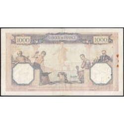 F 37-07 - 25/02/1932 - 1000 francs - Cérès et Mercure - Série H.1775 - Etat : TB+
