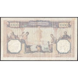F 37-07 - 07/07/1932 - 1000 francs - Cérès et Mercure - Série F.2024 - Etat : TTB-