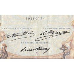 F 37-07 - 07/07/1932 - 1000 francs - Cérès et Mercure - Série F.2024 - Etat : TTB-
