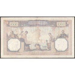 F 37-07 - 27/10/1932 - 1000 francs - Cérès et Mercure - Série A.2216 - Etat : TB+