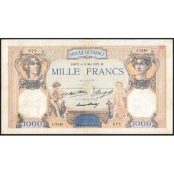 F 37-08 - 18/05/1933 - 1000 francs - Cérès et Mercure - Série J.2448 - Etat : TB+