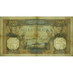 F 37-08 - 18/05/1933 - 1000 francs - Cérès et Mercure - Série J.2448 - Etat : TB+