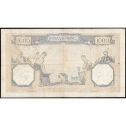 F 37-09 - 17/09/1936 - 1000 francs - Cérès et Mercure - Série K.2582 - Etat : TB