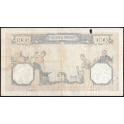 F 37-10 - 28/01/1937 - 1000 francs - Cérès et Mercure - Série K.2723 - Etat : TB
