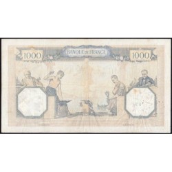 F 37-10 - 11/02/1937 - 1000 francs - Cérès et Mercure - Série T.2746 - Etat : TB
