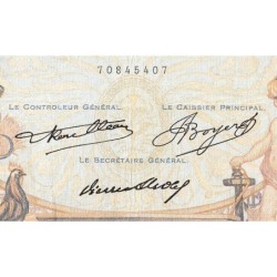 F 37-10 - 29/04/1937 - 1000 francs - Cérès et Mercure - Série V.2834 - Etat : TB+