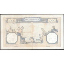F 37-10 - 07/05/1937 - 1000 francs - Cérès et Mercure - Série J.2862 - Etat : TTB+