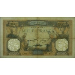 F 37-10 - 07/05/1937 - 1000 francs - Cérès et Mercure - Série J.2862 - Etat : TTB+