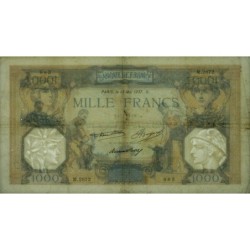 F 37-10 - 13/05/1937 - 1000 francs - Cérès et Mercure - Série M.2872 - Etat : TTB