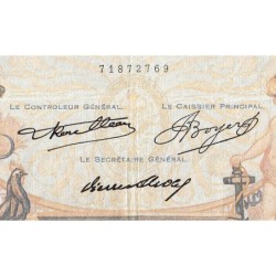 F 37-10 - 13/05/1937 - 1000 francs - Cérès et Mercure - Série Y.2875 - Etat : B+